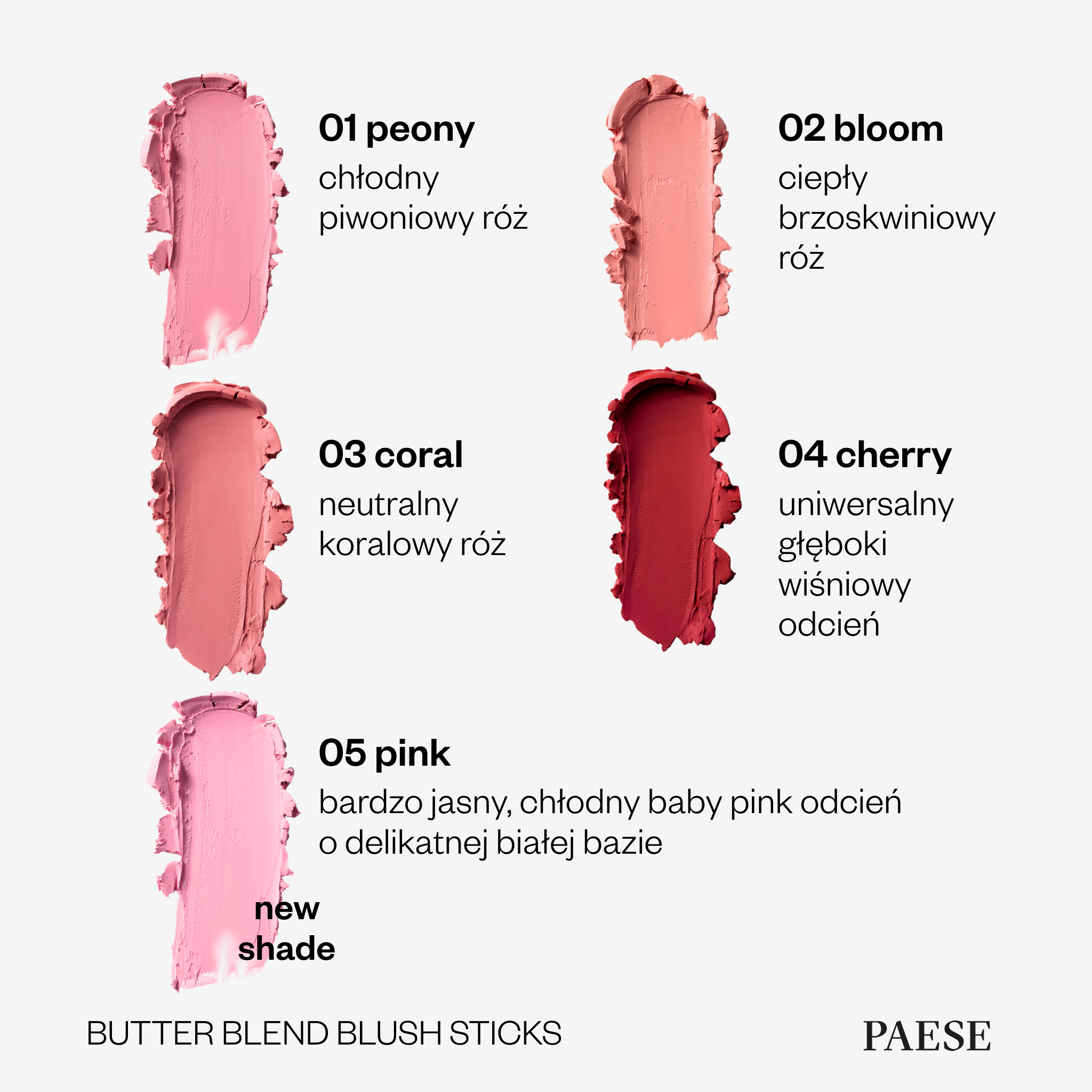 Butter Blend masełkowy róż do twarzy w sticku