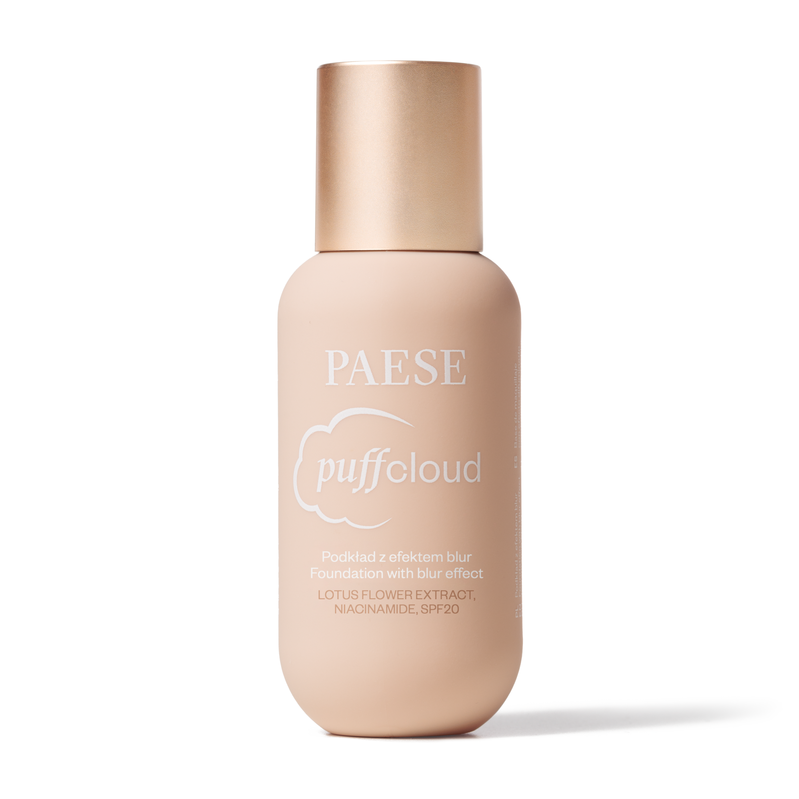 Puff cloud satynowy podkład z efektem blur – 00 Neutral Beige